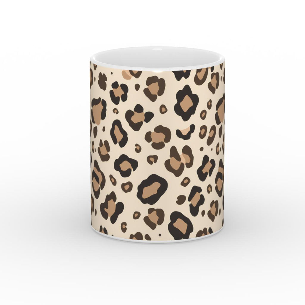 Leopard Print Coffee Mug | Chic Animal Print Nursery Decor