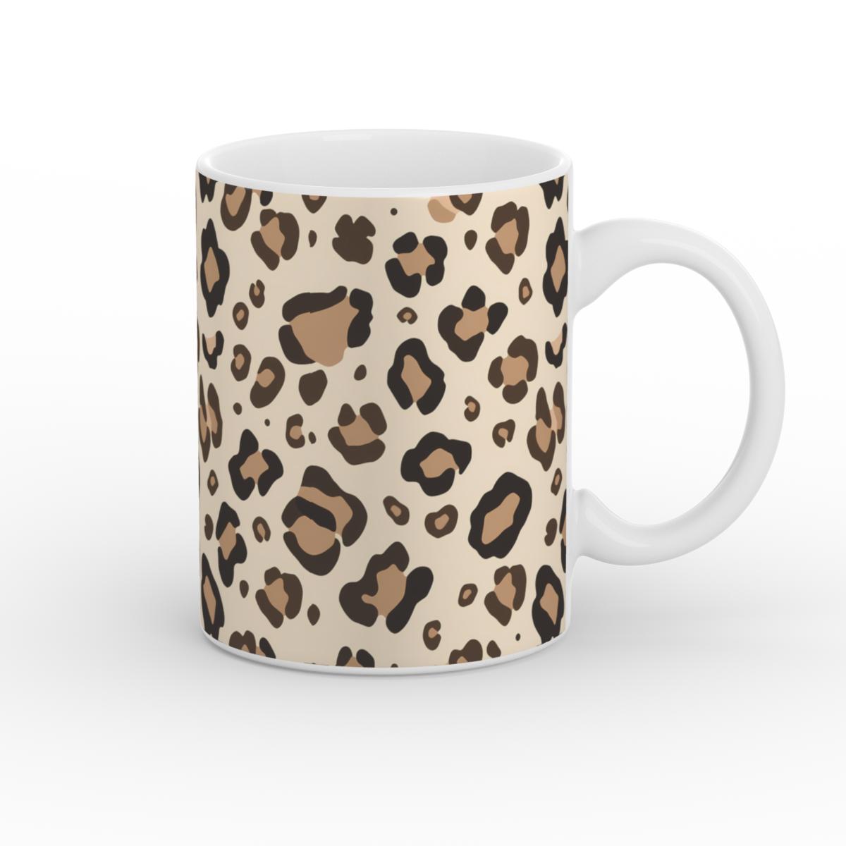 Leopard Print Coffee Mug | Chic Animal Print Nursery Decor