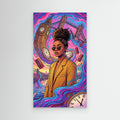 London Dreamscape Surreal Canvas Art | Vibrant Wall Decor - Framed Pop Art