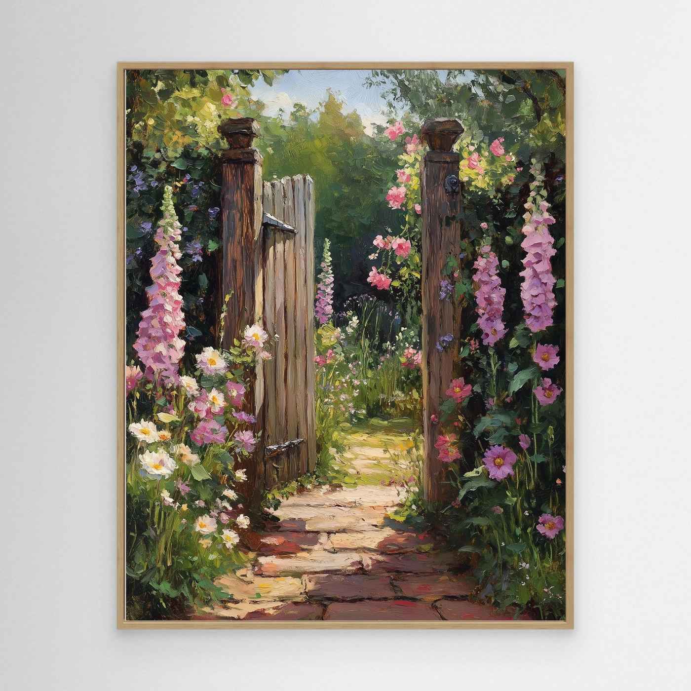 Secret Garden Wall Art | Floral Cottage Decor | Nursery Wall Art