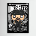 Undertaker Pop Art Canvas – WWE Man Cave Wall Decor - Framed Pop Art