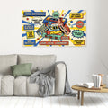 Britpop Cassette Canvas – Loud Local Legendary Art