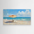 Golden Retriever Beach Art | Coastal Nursery Wall Decor