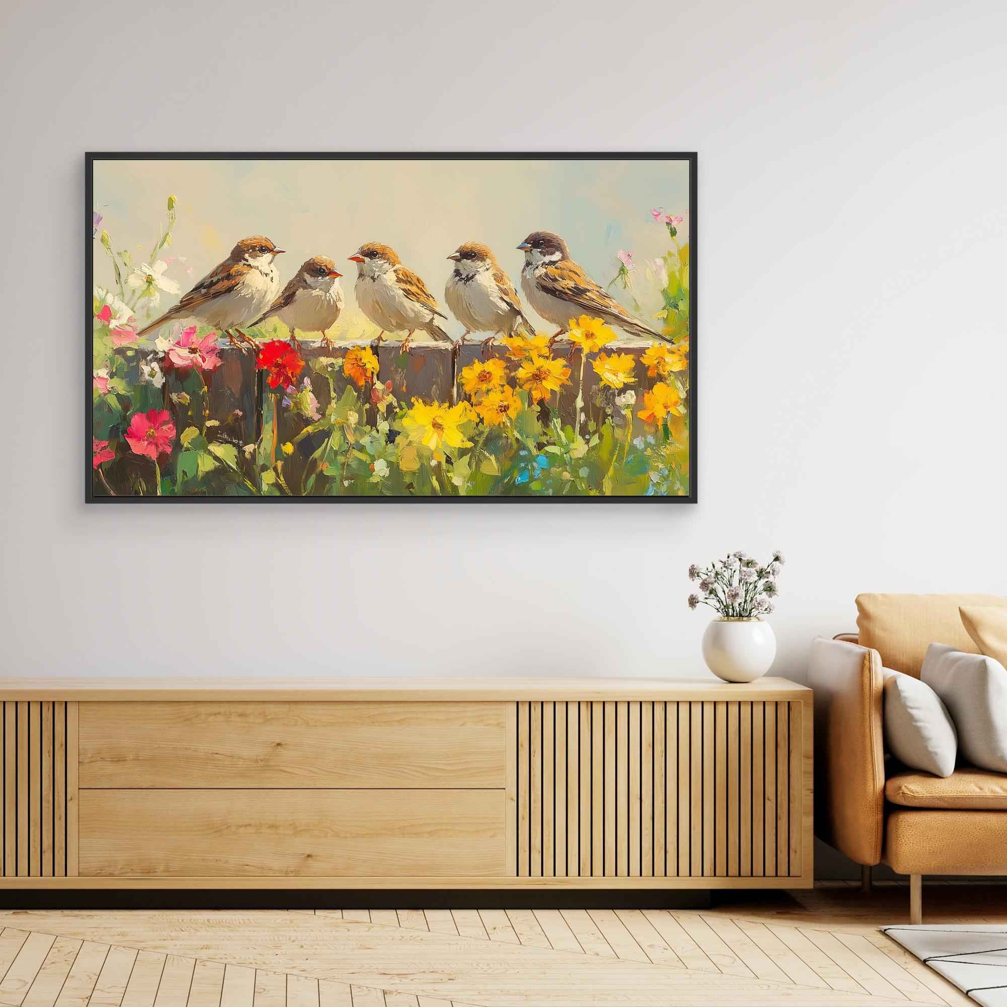 Five Sparrows Garden Art | Floral Nursery Wall Decor