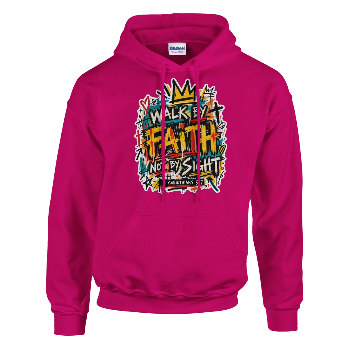 Walk by Faith Not by Sight | Pop Art Graffiti Hoodie