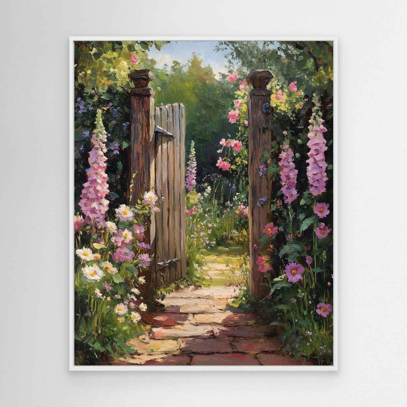 Secret Garden Wall Art | Floral Cottage Decor | Nursery Wall Art