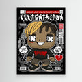 XXXTentacion Inspired Canvas Print for Hallway Wall Art - Framed Pop Art