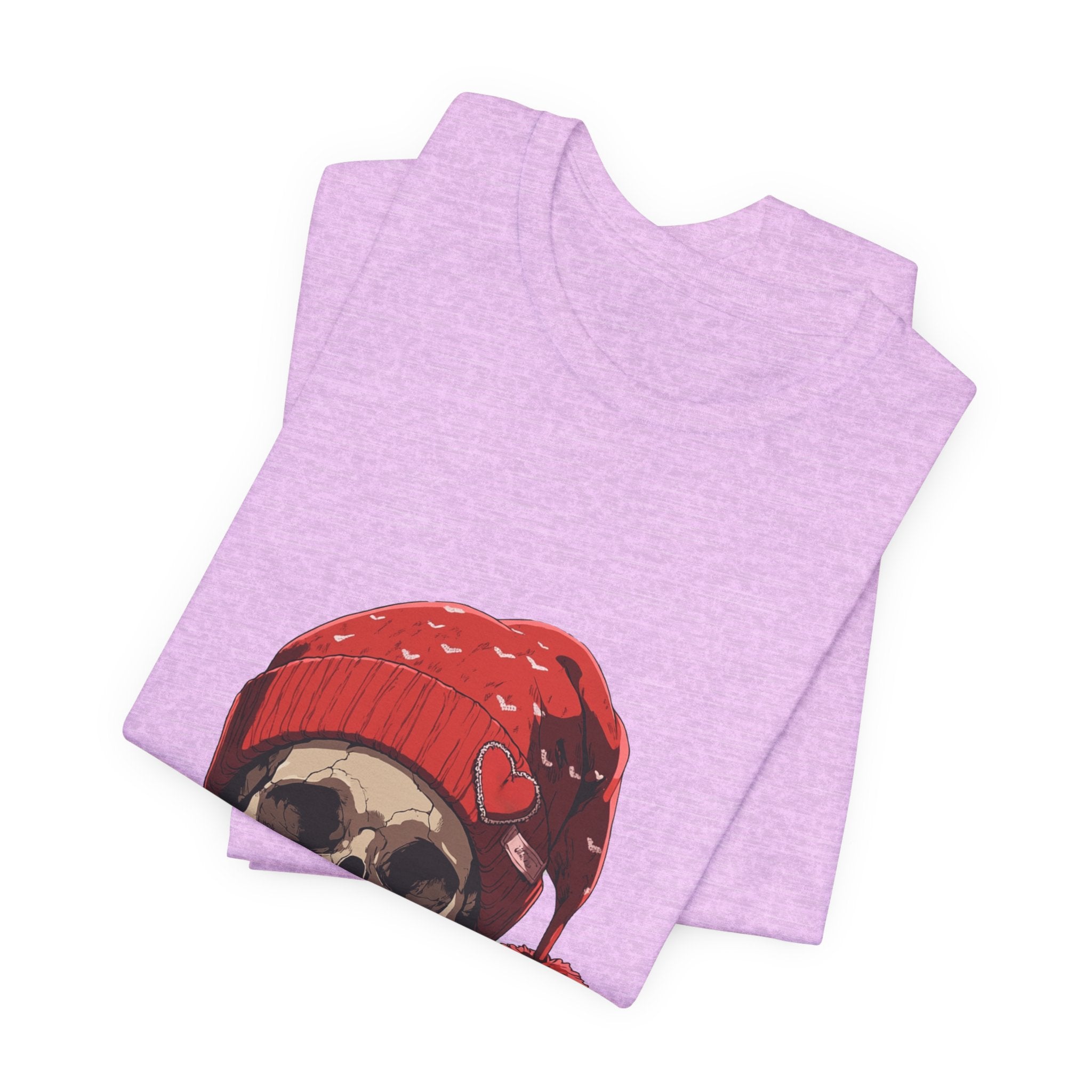 Skull Santa Hat T-Shirt | Gothic Christmas Tee UK