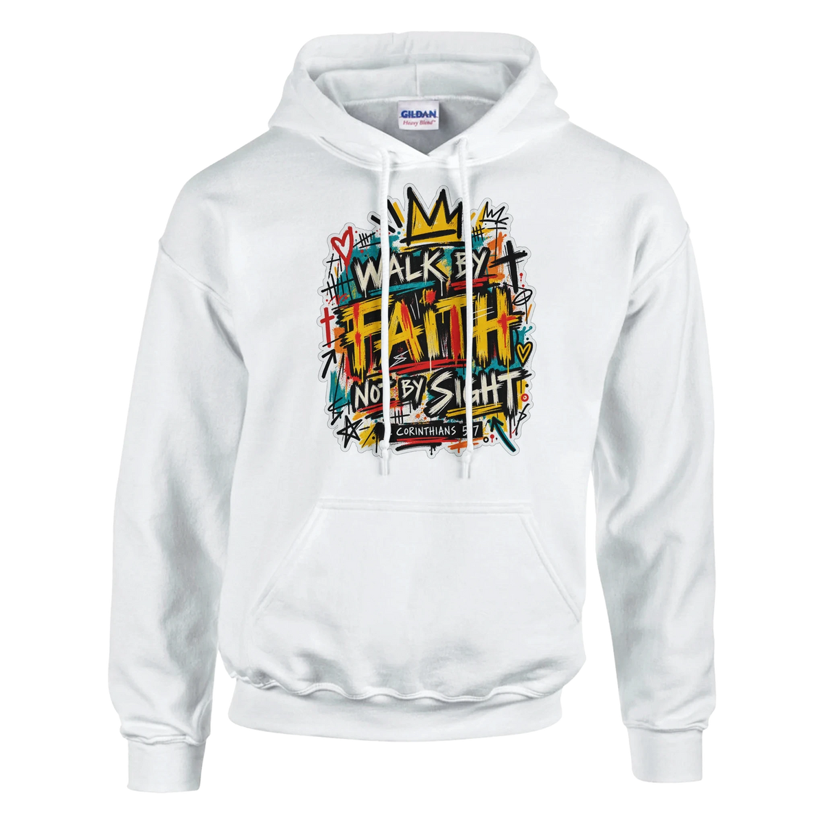 Walk by Faith Not by Sight | Pop Art Graffiti Hoodie