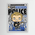Police Tribute Wall Art Print for Music Rooms & Studios - Framed Pop Art