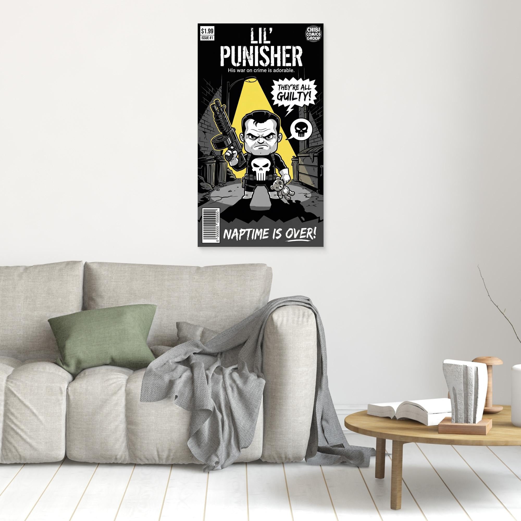 Lil Punisher Chibi Canvas Print