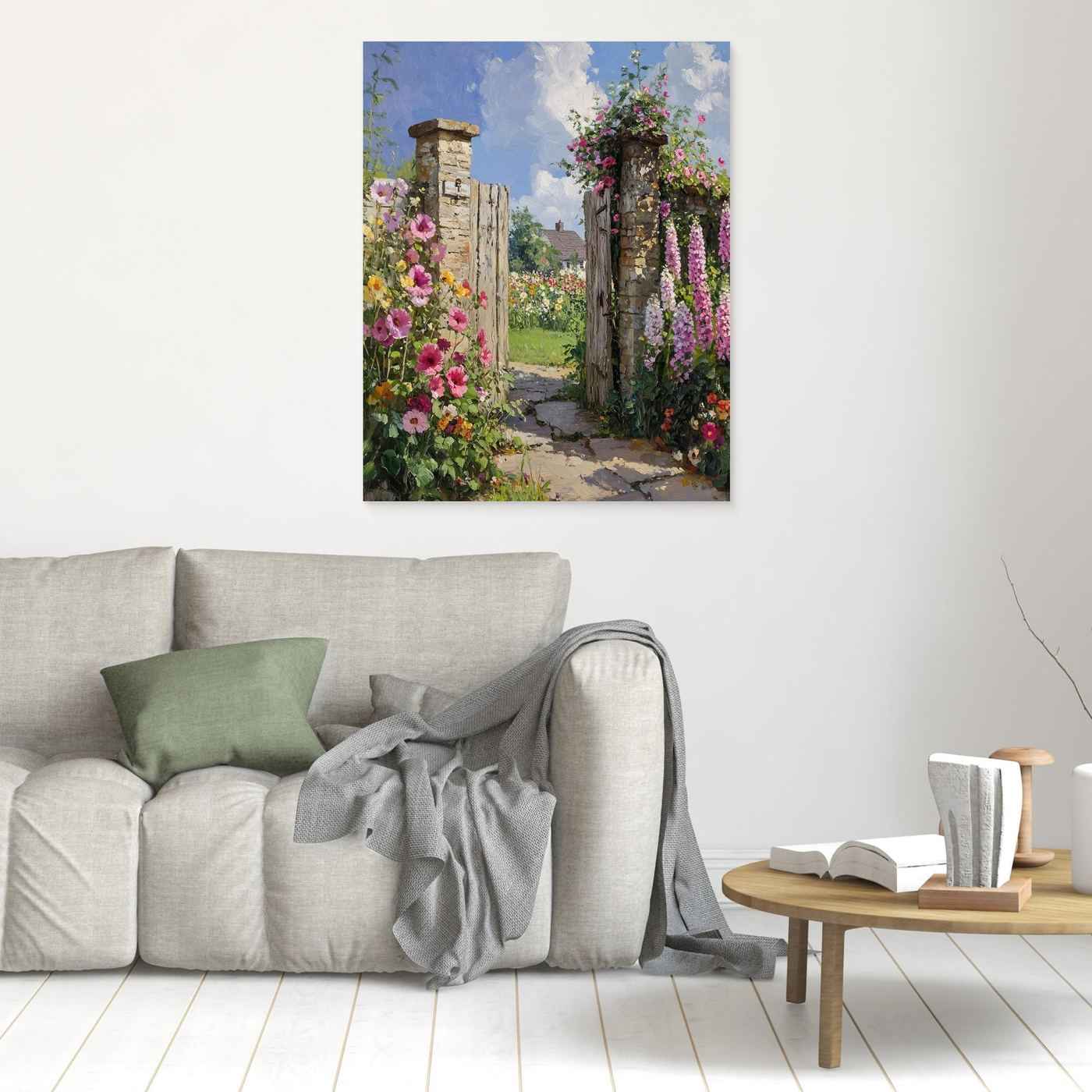 English Garden Wall Art | Country Cottage Floral Decor