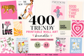 400 Trendy Printable Wall Art Bundle – Eclectic Digital Prints