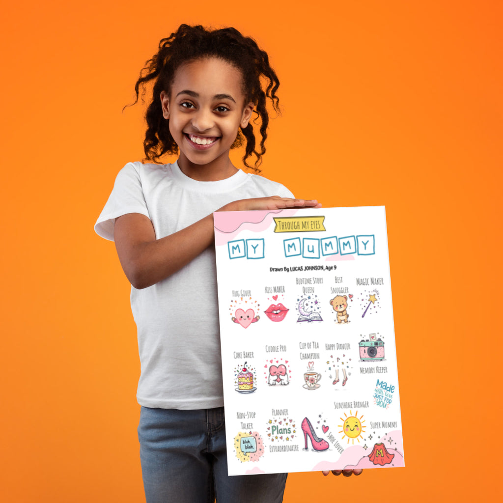 Personalised Through My Eyes My Mummy Canvas Print