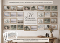 Vintage Summer Landscape Printable Wall Art | 71 Neutral Coastal Prints