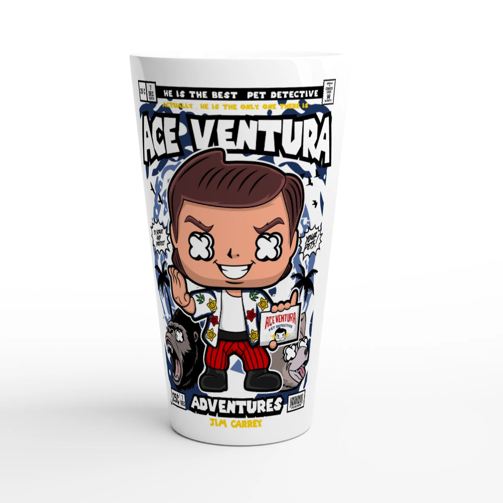 Ace Ventura Pet Detective 17oz Ceramic Latte Mug - Framed Pop Art