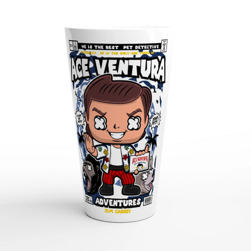 Ace Ventura Pet Detective 17oz Ceramic Latte Mug - Framed Pop Art