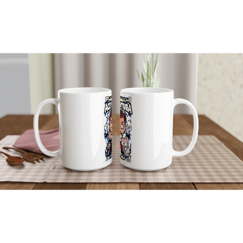 Ace Ventura Pet Detective Comic Style 15oz Ceramic Mug - Framed Pop Art