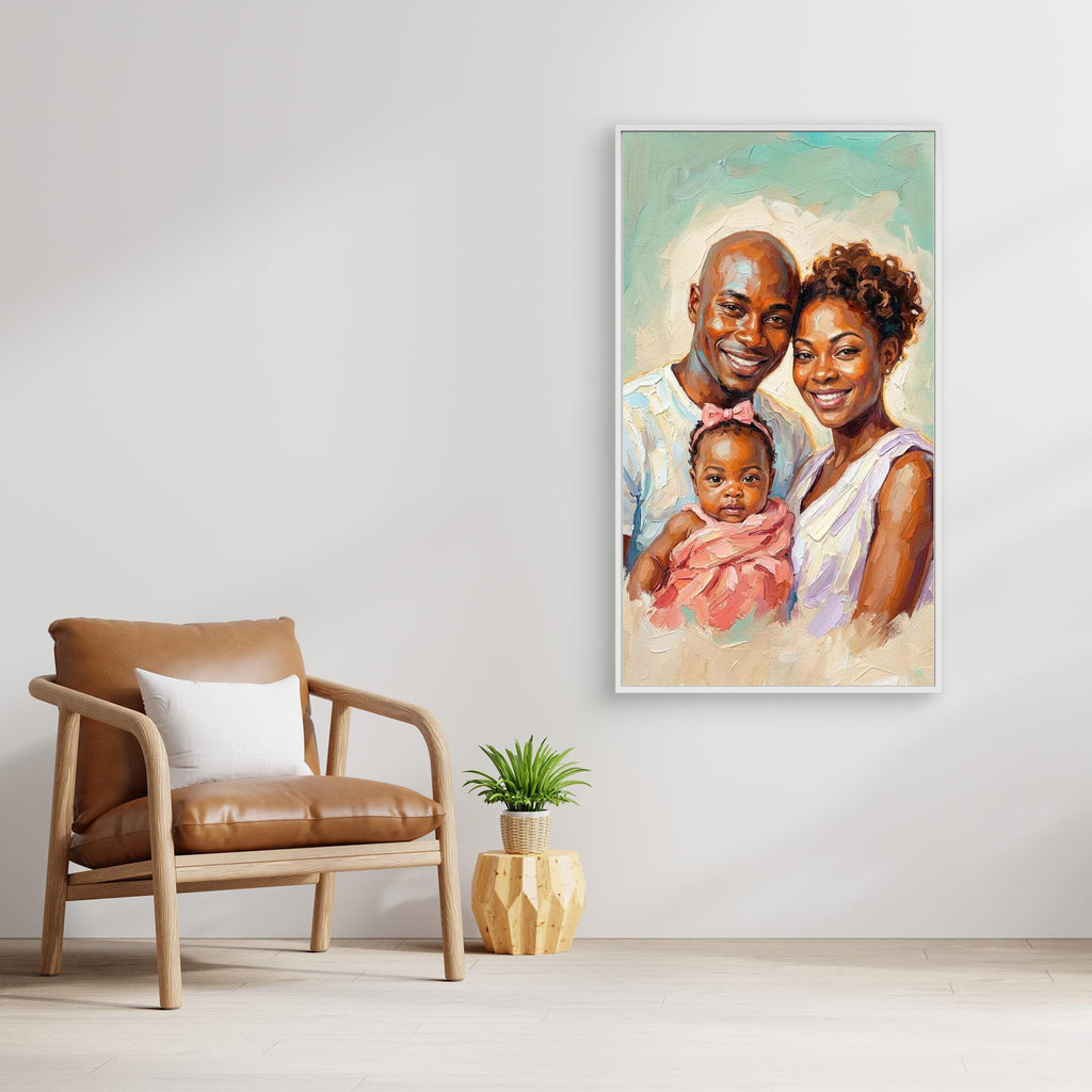 Custom Impasto Portrait | Hand-Painted Style Art