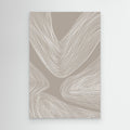 Minimalist Abstract Lines – Neutral Hallway Wall Art - Framed Pop Art