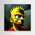 Bart Simpson Reimagined Pop Art Canvas | Modern Cartoon Wall Art