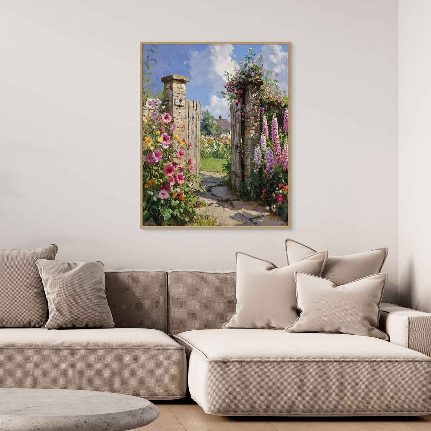 English Garden Wall Art | Country Cottage Floral Decor