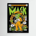 Mask-Inspired Comic Wall Art for Man Caves & Bars - Framed Pop Art