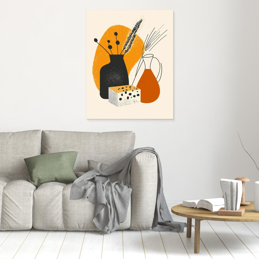 Abstract Still Life Wall Art | Mid-Century Modern Print