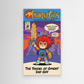 Thundercats Lion-O Parody Comic Art Canvas | Retro Wall Decor - Framed Pop Art