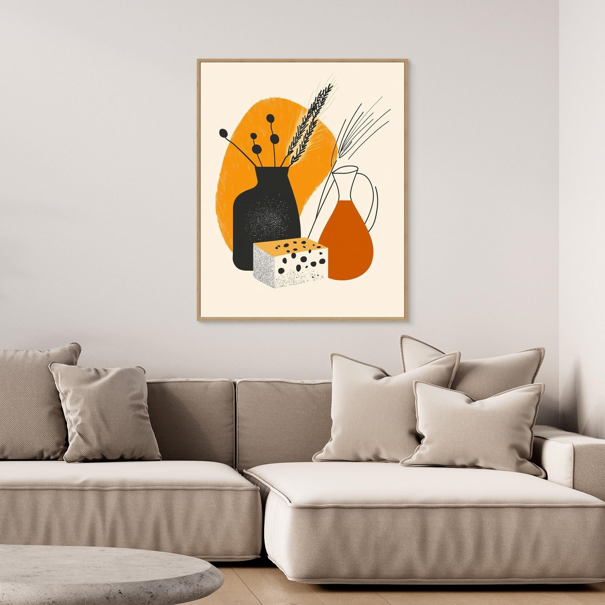 Abstract Still Life Wall Art | Mid-Century Modern Print