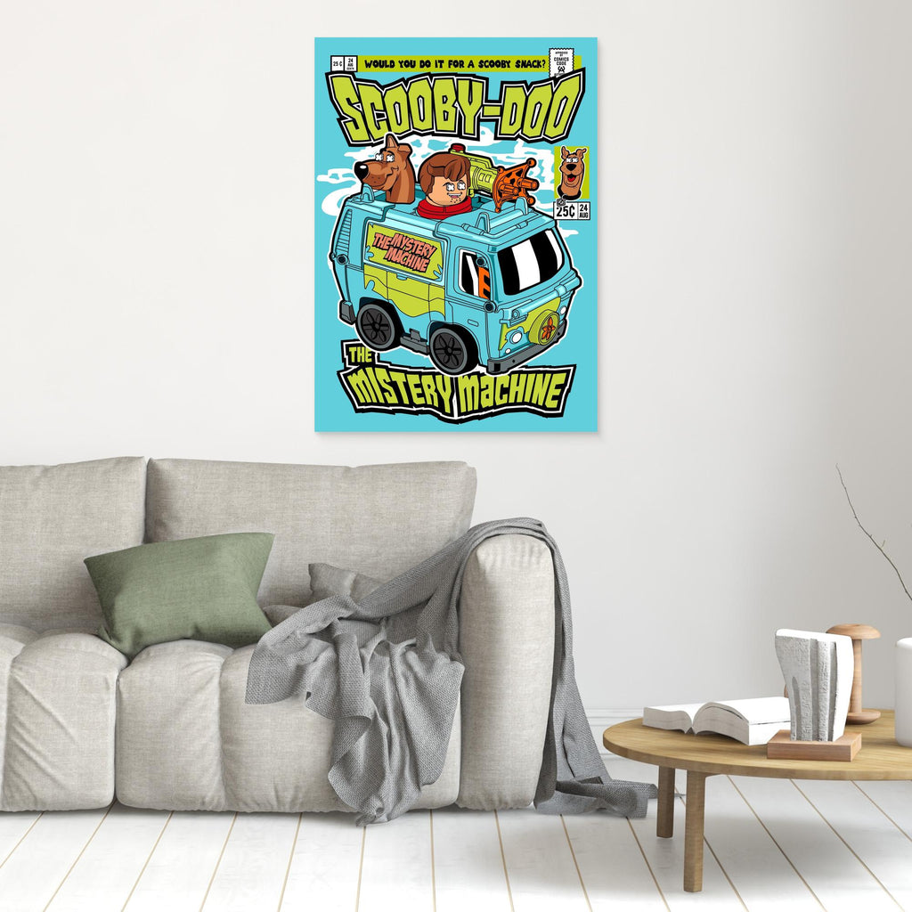 Scooby-Doo Mystery Machine Wall Art for Kids’ Rooms - Framed Pop Art