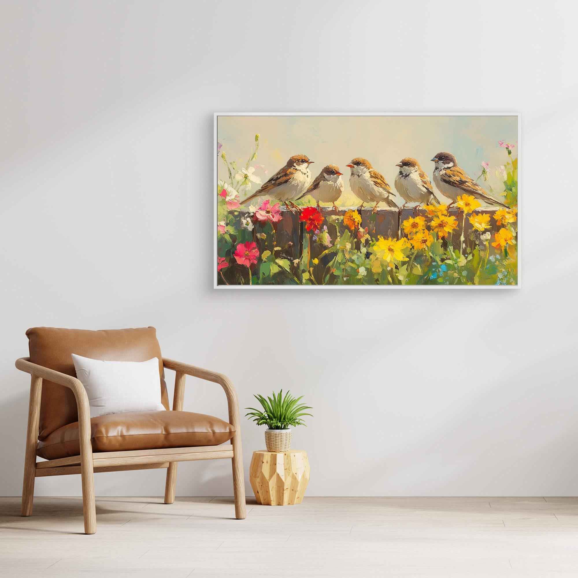 Five Sparrows Garden Art | Floral Nursery Wall Decor