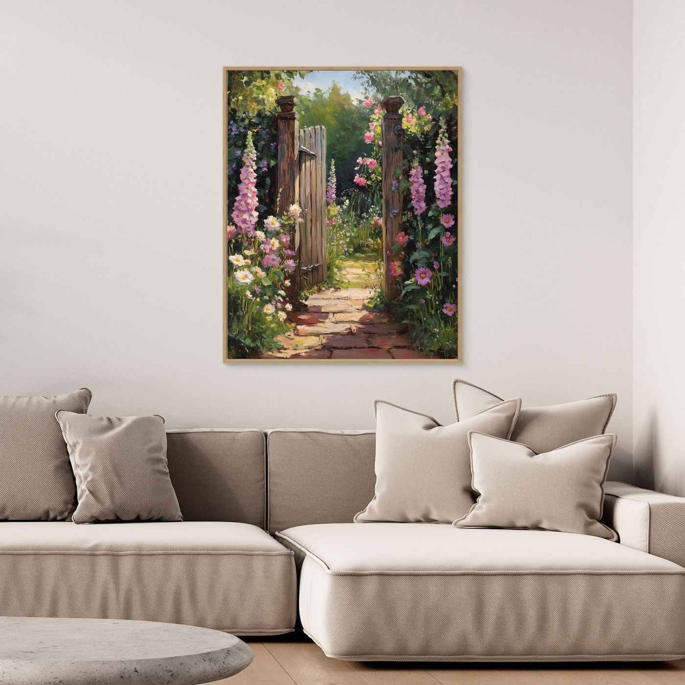 Secret Garden Wall Art | Floral Cottage Decor | Nursery Wall Art