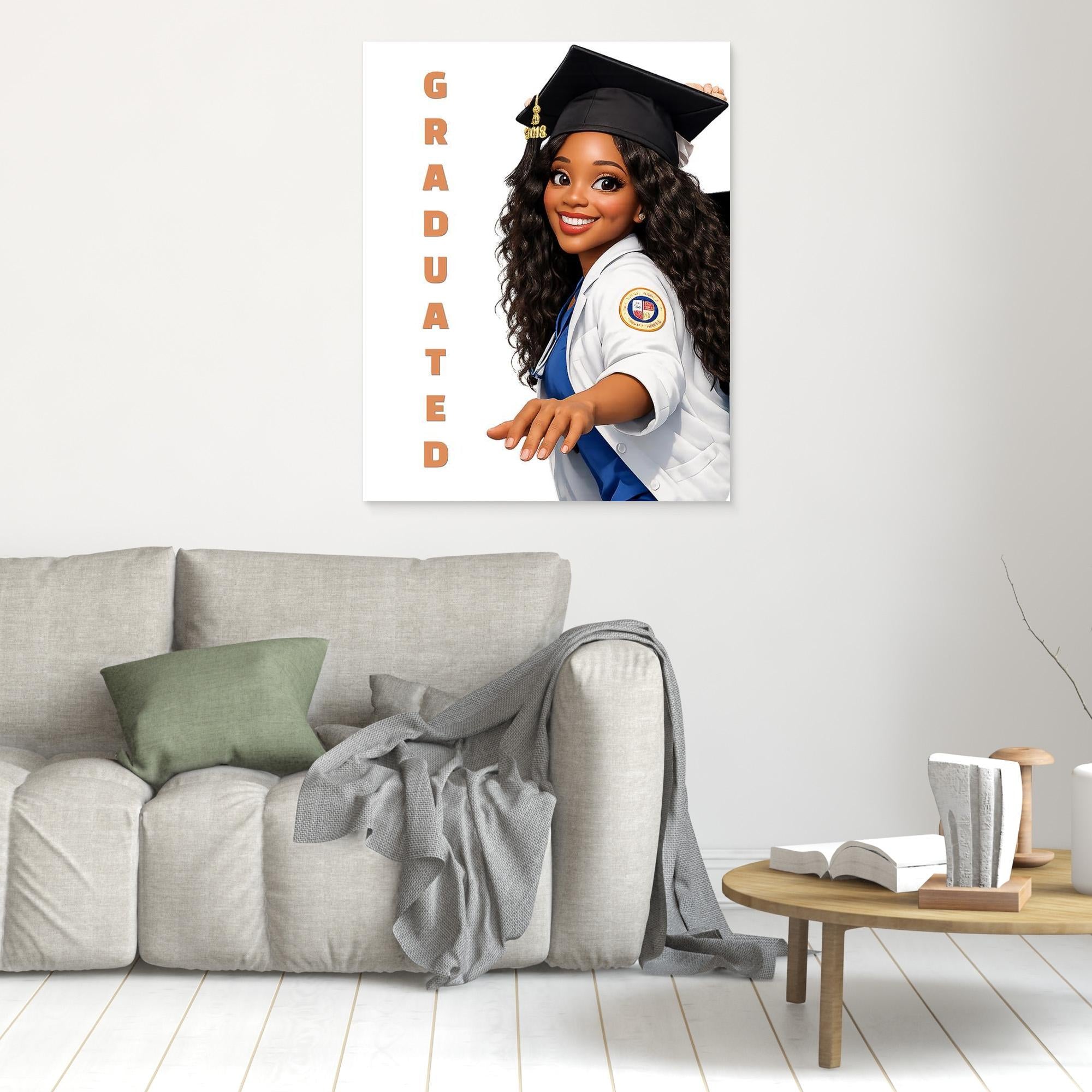 Custom 3D Graduation Portrait | Personalised Medical Art