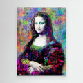Mona Lisa Pop Art Canvas - Modern Graffiti Wall Decor - Framed Pop Art