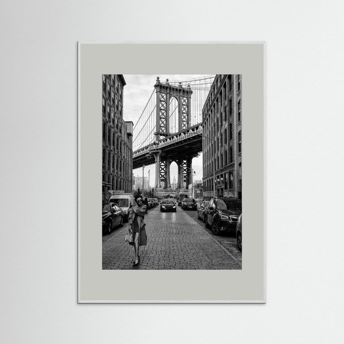 Oblivion New York Street Photography Black & White Framed Fine Art Print