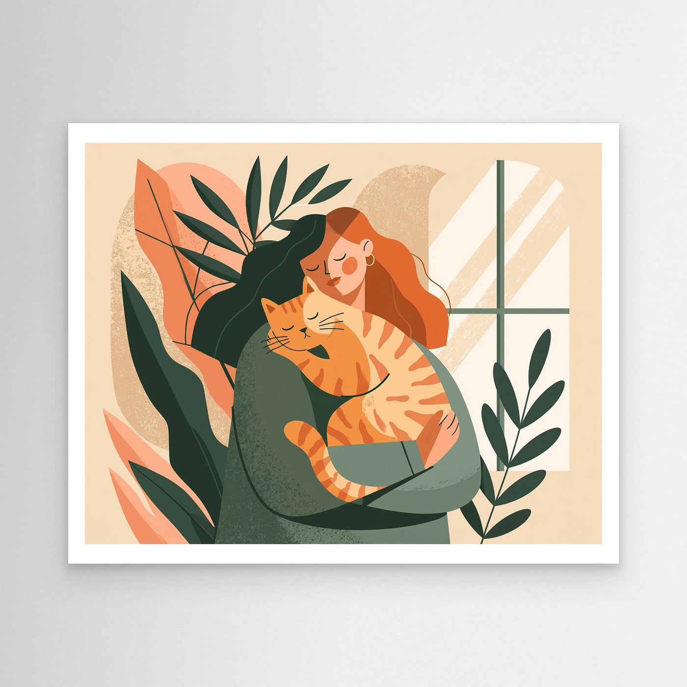 Pet Parent Framed Pop Art | Cat Lover Canvas