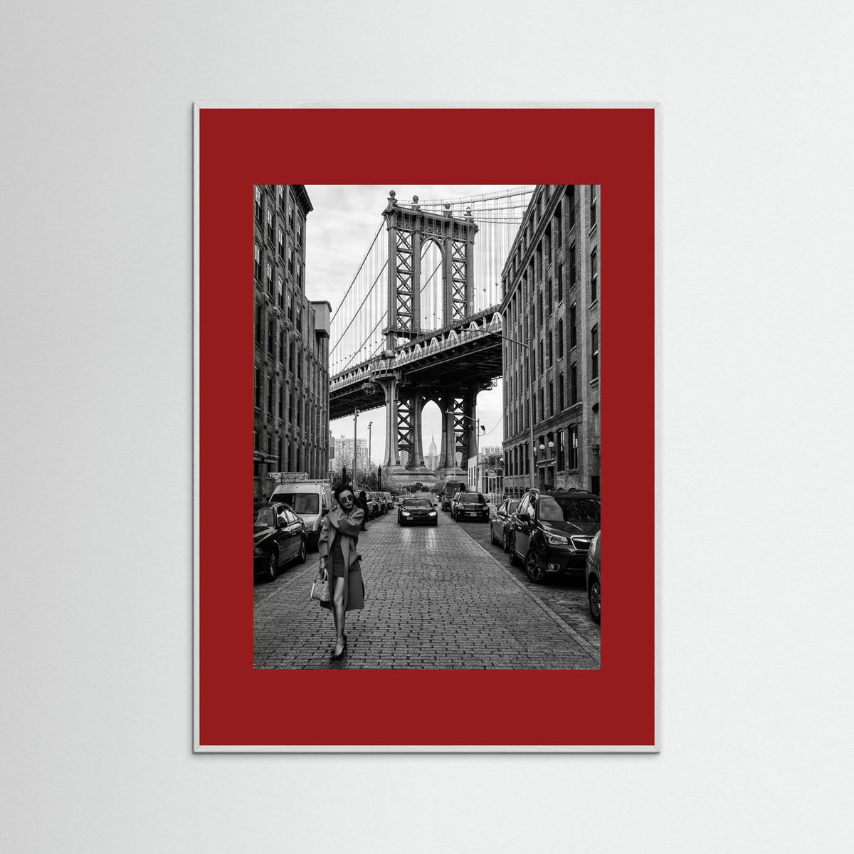 Oblivion New York Street Photography Black & White Framed Fine Art Print