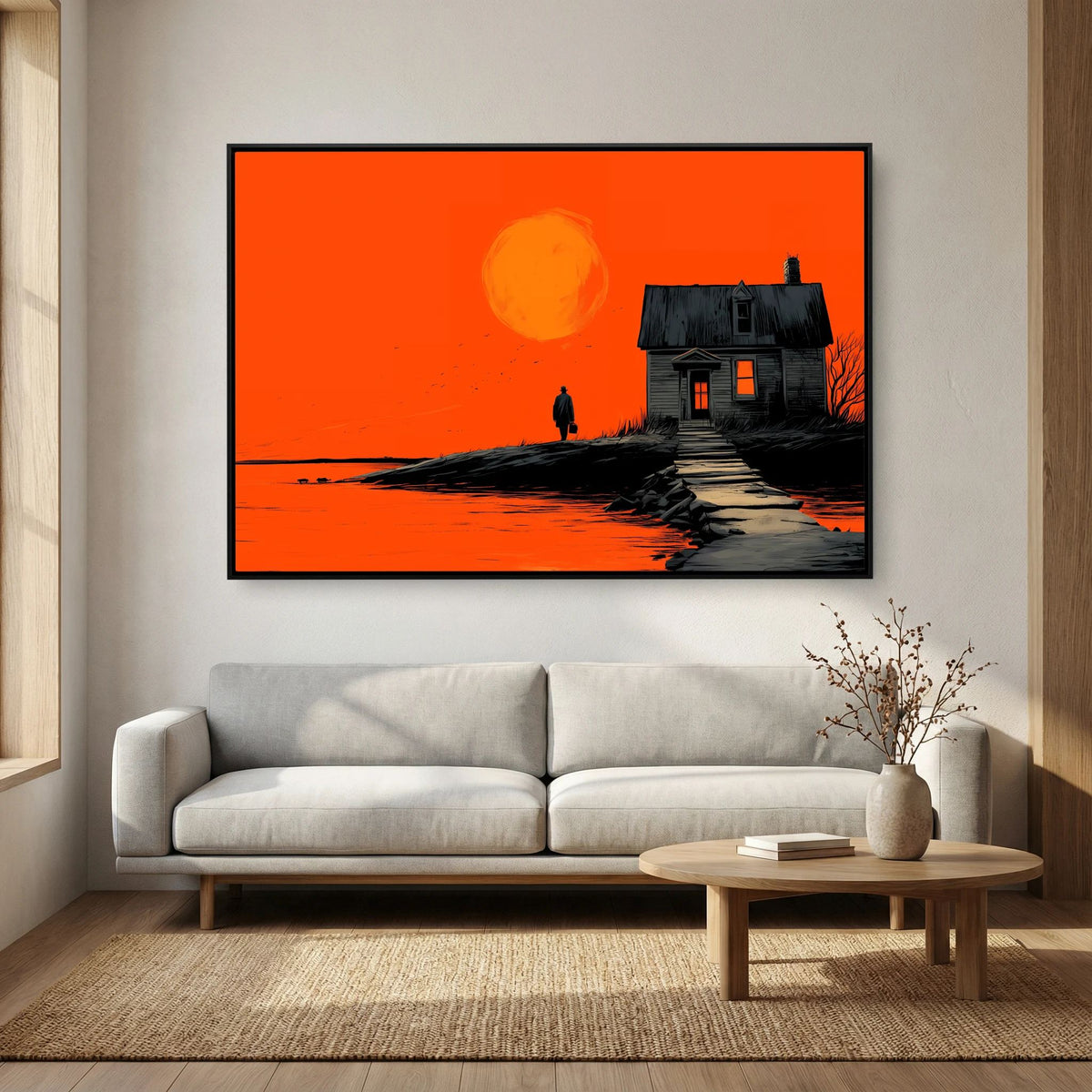 Rustic Sunset Wall Art