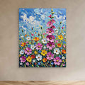 Wildflower Meadow Framed Pop Art Canvas