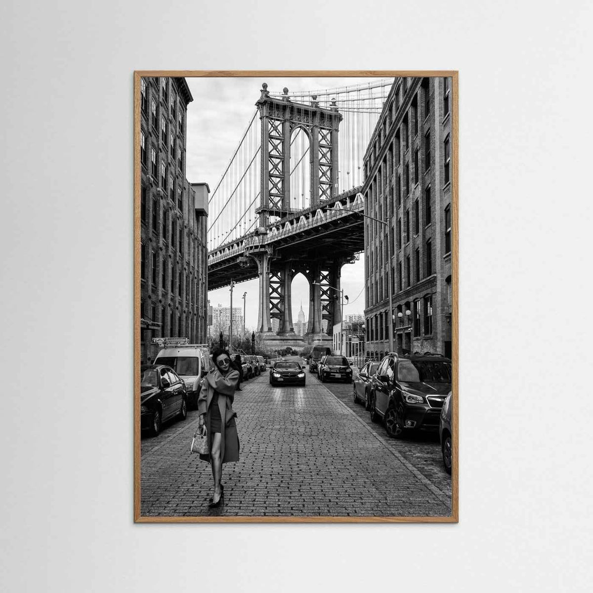 Oblivion New York Street Photography Black & White Framed Fine Art Print