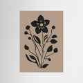 Minimalist floral wall art | Boho Living Room Print