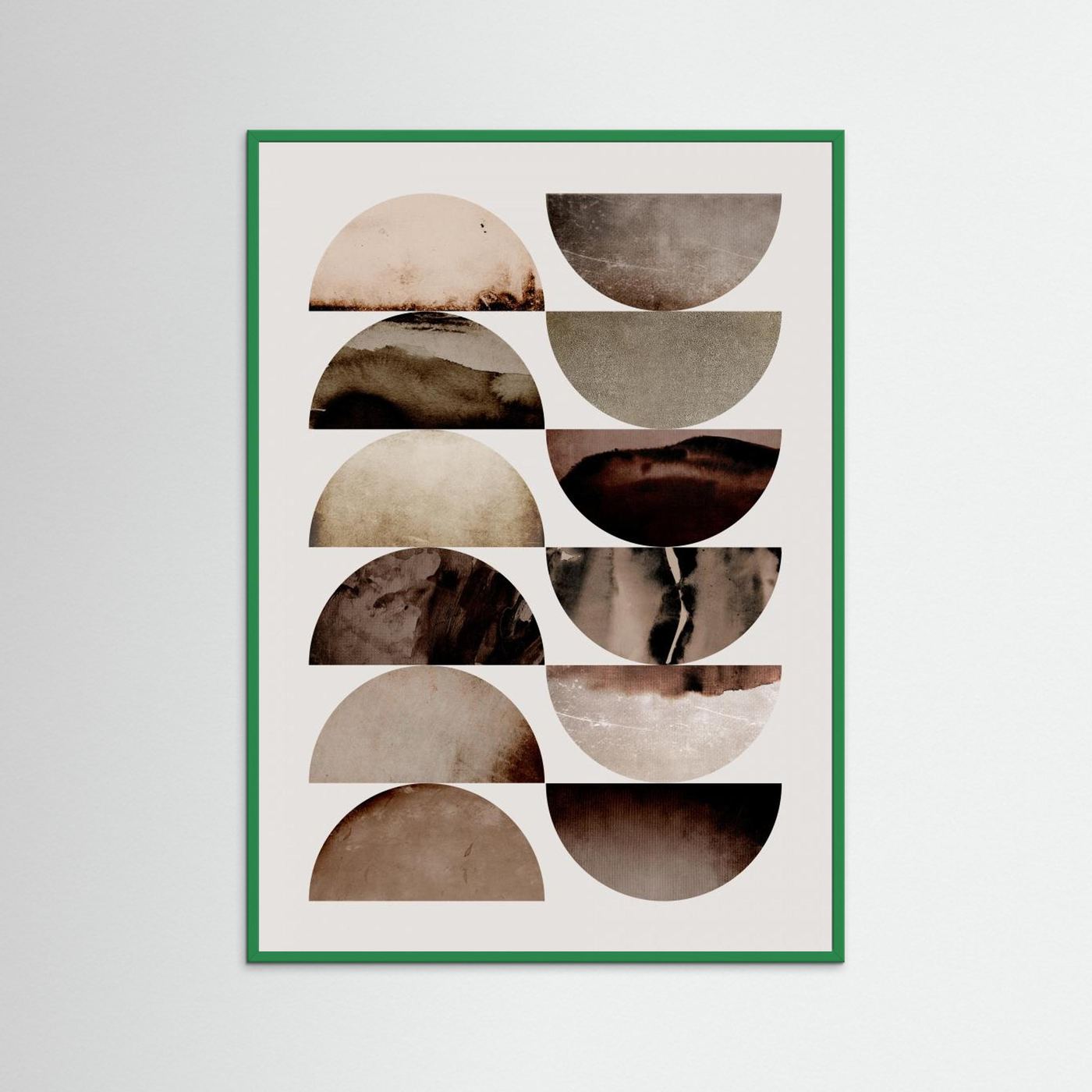 Neutral Abstract Wall Art | Boho Living Room Decor