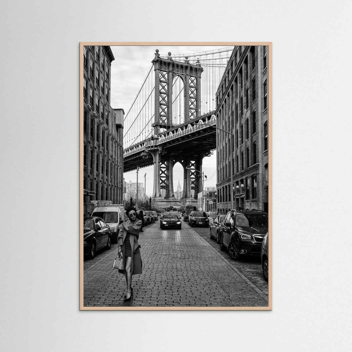 Oblivion New York Street Photography Black & White Framed Fine Art Print