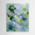 Pastel Abstract Framed Pop Art Canvas Print