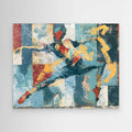 Abstract Dancer Framed Pop Art Canvas