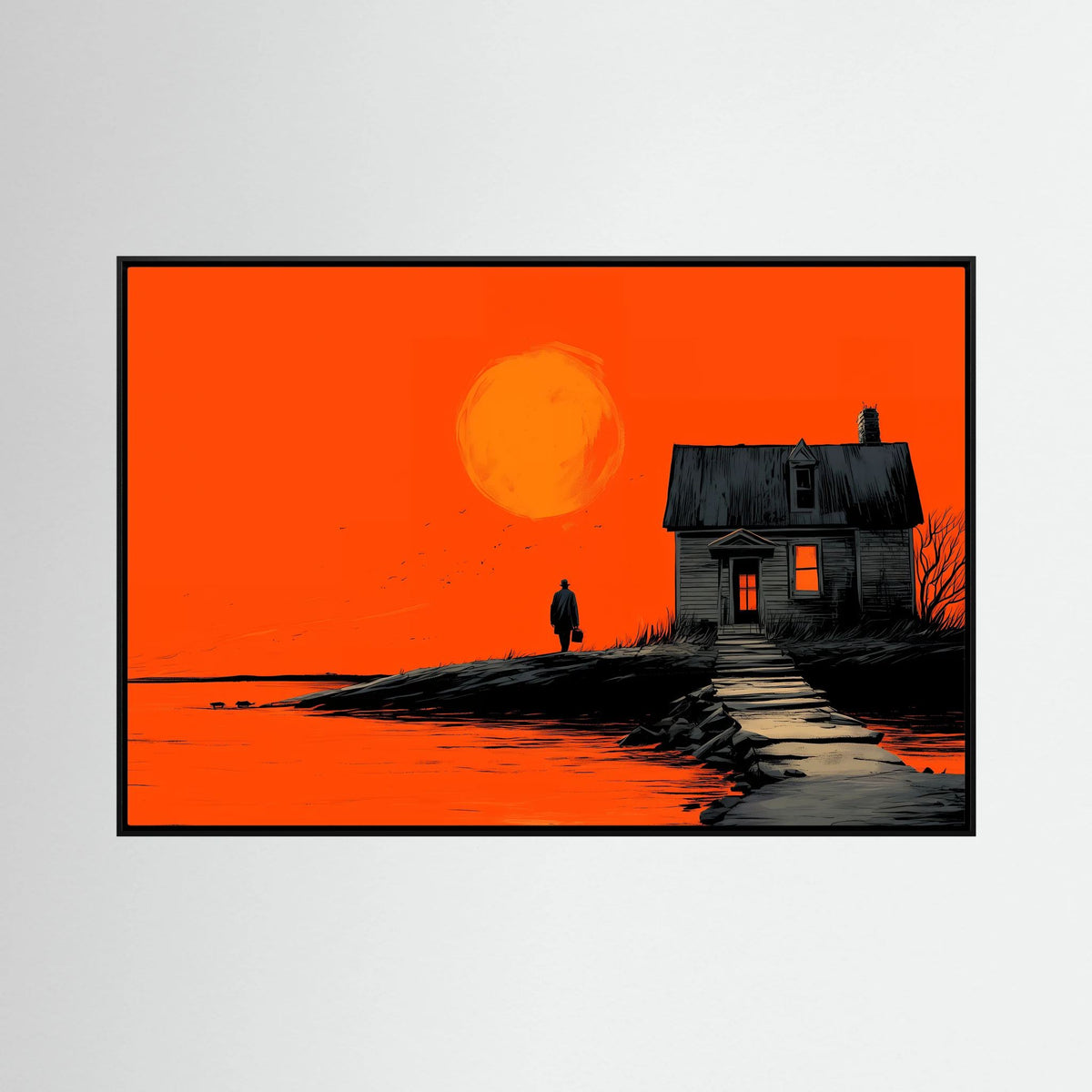 Rustic Sunset Wall Art