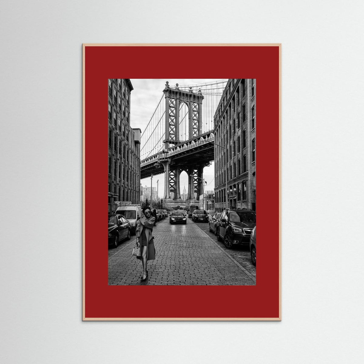 Oblivion New York Street Photography Black & White Framed Fine Art Print