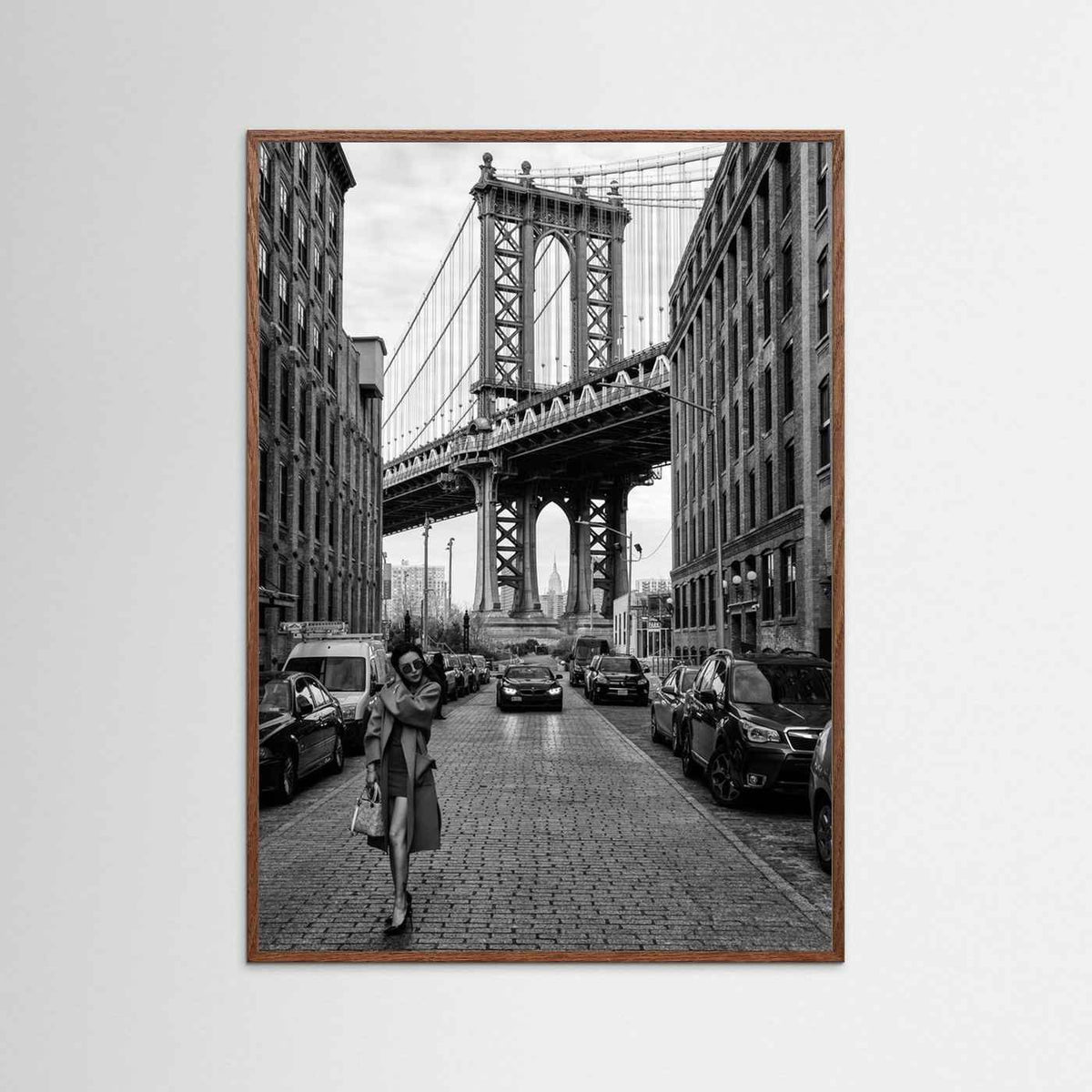 Oblivion New York Street Photography Black & White Framed Fine Art Print