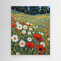 Hallway Wall Art – Floral Wildflower Meadow Canvas Print